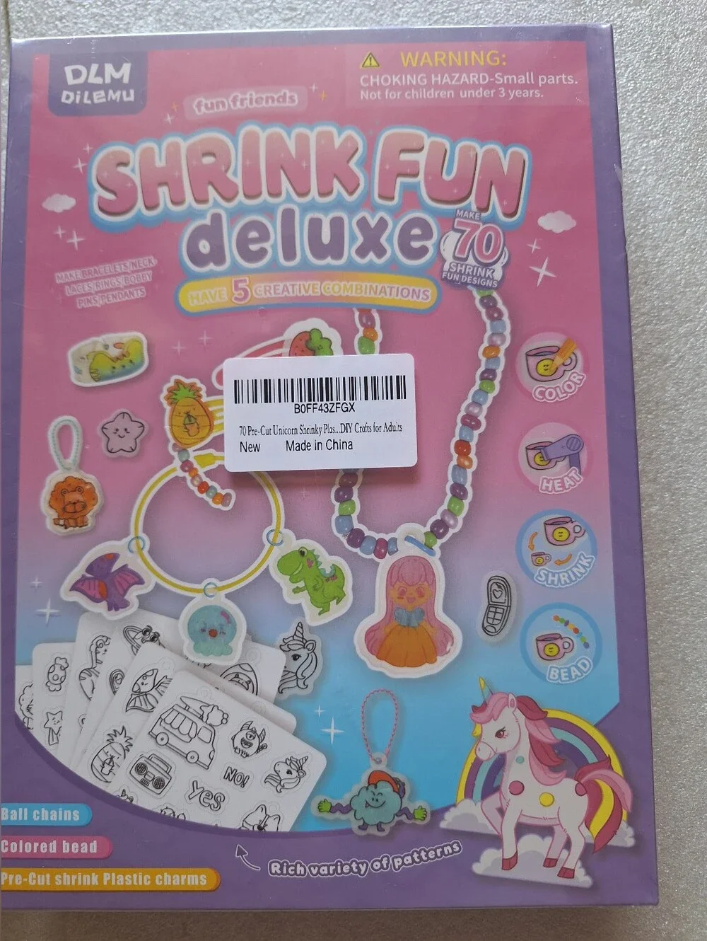 Kids Creative & Sensory Play Bundle - Brand New (Waterplay Sand + Shrink Fun)